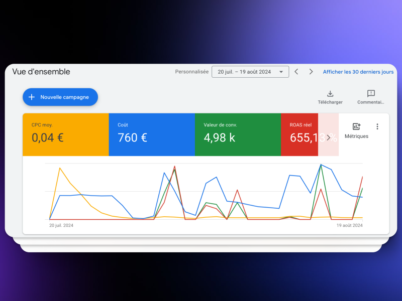 Google ads ROAS 6,5